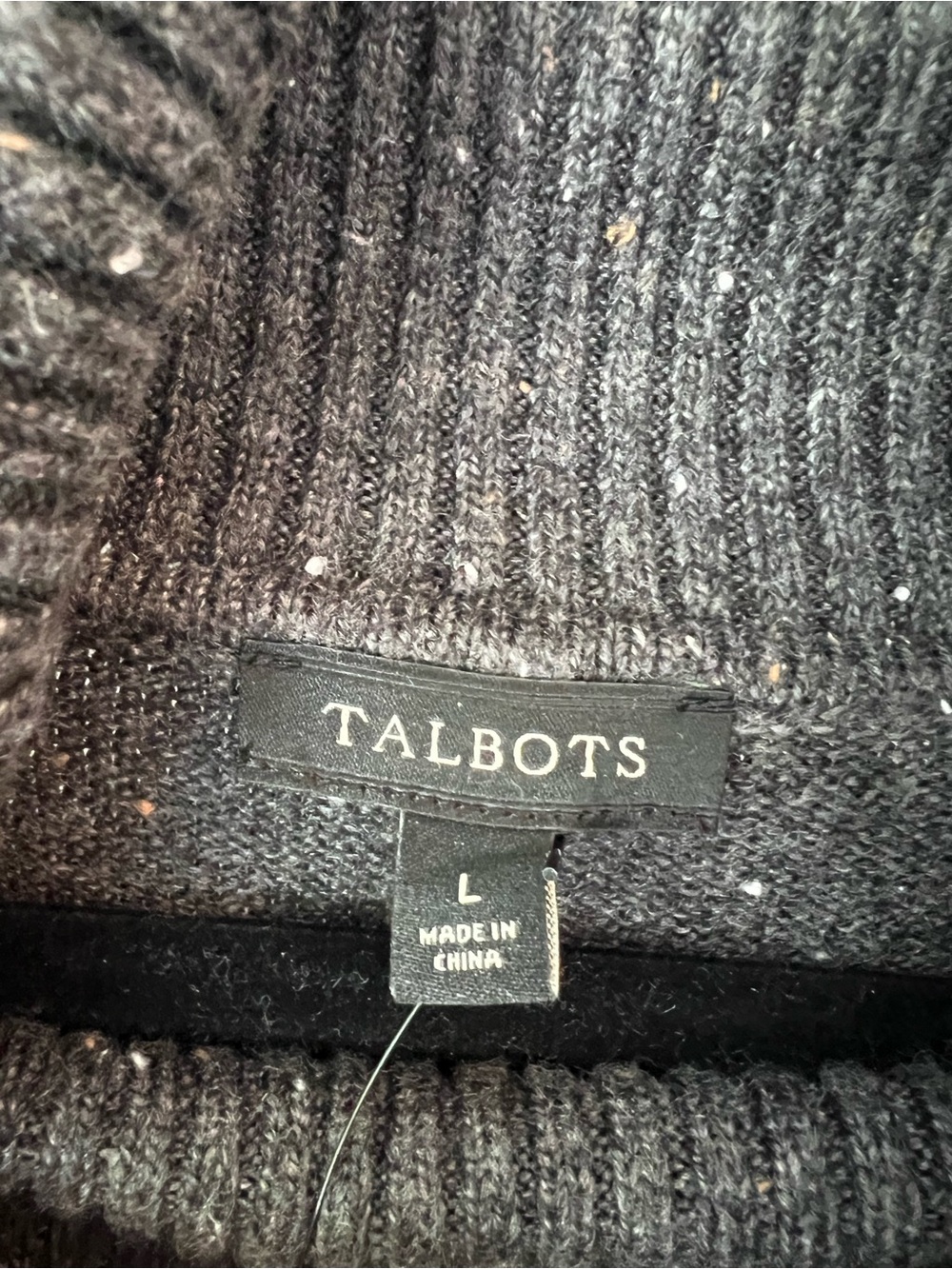 Talbots Cowl Neck Sweater Dress - Picture 5 of 6